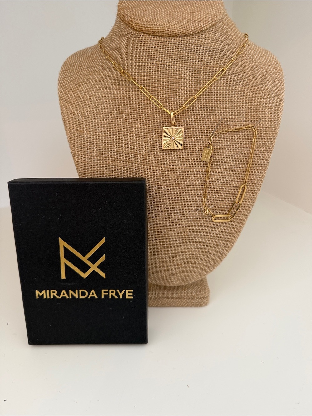 Gorgeous Miranda Frye Necklace with Charm and Bracelet